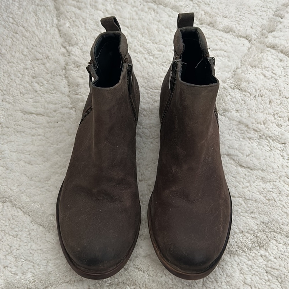 Franco Sarto Artist Collection Flat Ankle Booties - Distressed look - Picture 2 of 7
